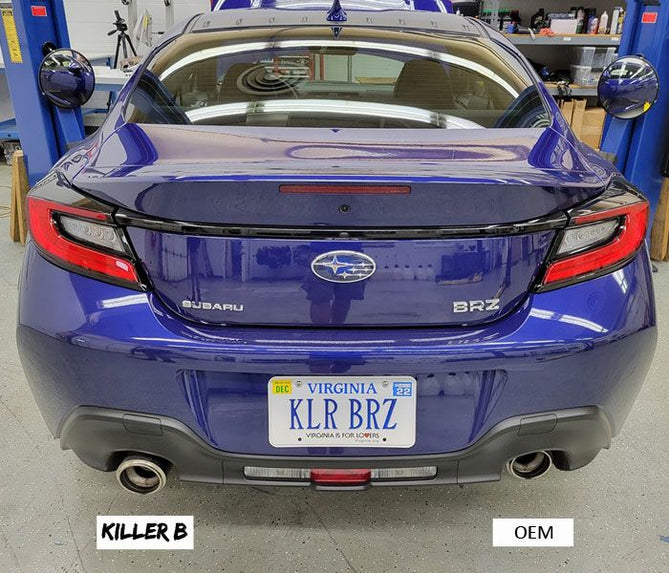 Killer B Motorsport [2022 BRZ/GR86] Exhaust Tip Extensions | EXTP22