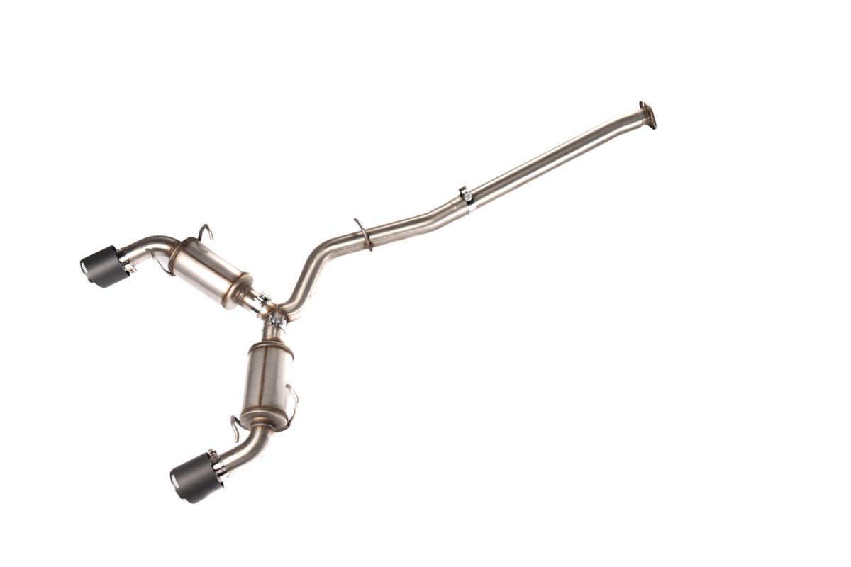 MBRP 13-22 BRZ / 13-16 FRS / 17-21 GT86 / 2022 GR86 Armor Pro Series Dual Exit Catback w/ Carbon Fiber Tips | S48043CF