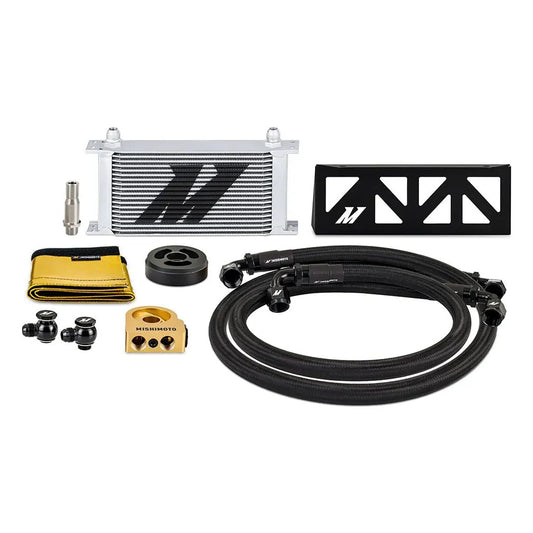 Mishimoto Thermostatic Oil Cooler Kit w/ Silver Core 2022-2024 BRZ / 2022-2024 GR86 - MMOC-BRZ-22TSL - Subimods.com