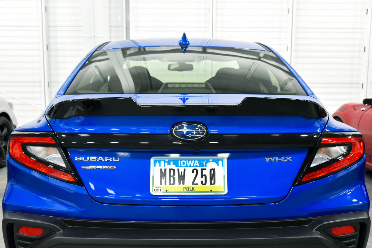 OLM Gloss Black Rear Trunk Spoiler - 2022 WRX