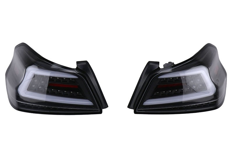 Spec-D Sequential Tail Lights Black Housing w/ Clear Lens 2015-2021 WRX / 2015-2021 STI