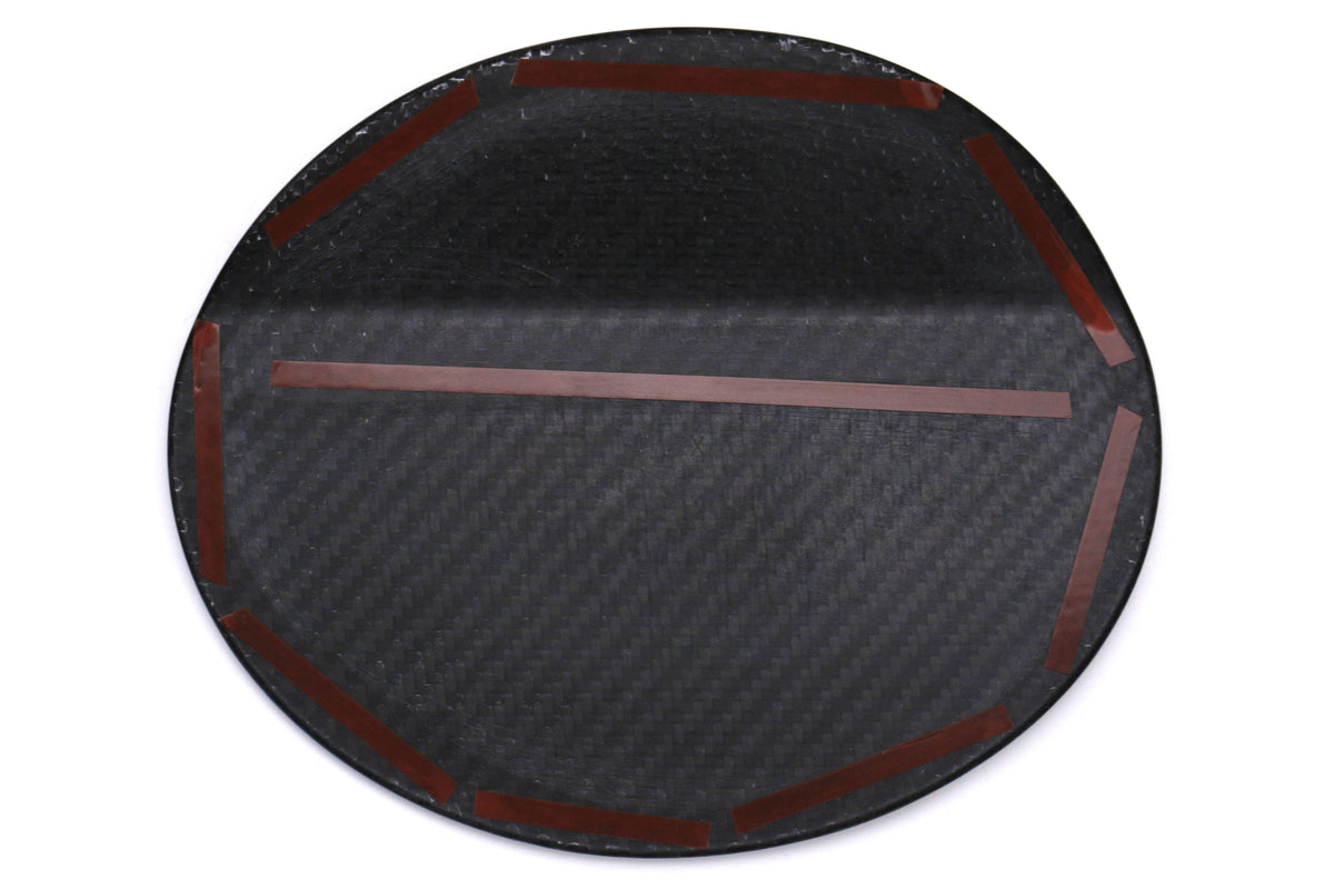 OLM Dry Carbon Fiber Fuel Door Cover - 2015-2021 WRX/STI