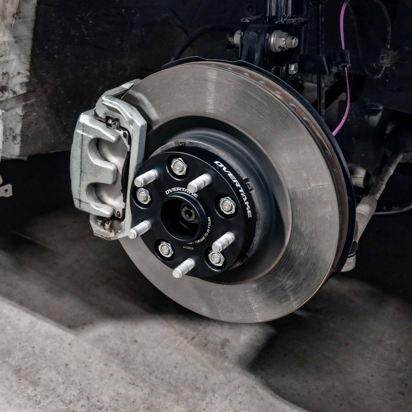 OVERTAKE Wheel Spacer Adapters - Pair - 25mm 5x100 to 5x114.3 - Subaru 2002-2014 WRX, 2004 STI, 2013-2026 BRZ/GR86, and more