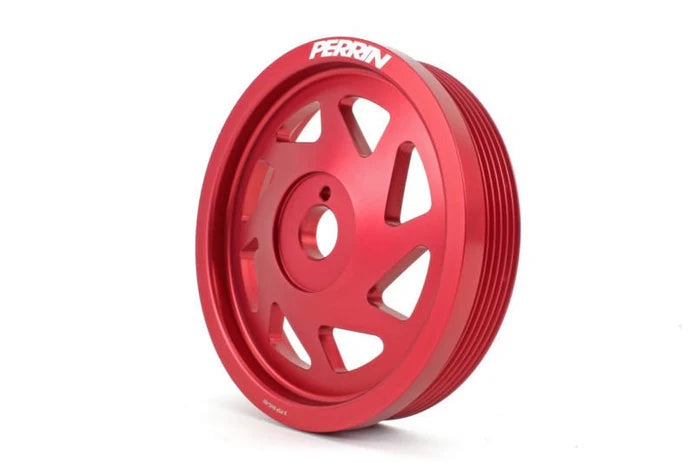 PERRIN 2013+ Subaru BRZ/Scion FR-S / 12-13 Subaru Impreza Crank Pulley - Red