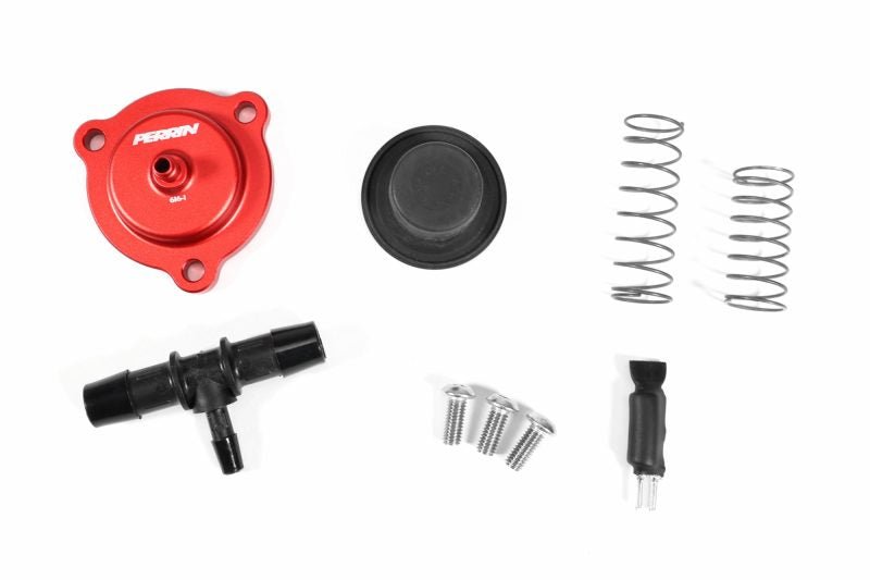 Perrin Diverter Valve Red 2022-2024 WRX / 2019-2023 Ascent / 2020-2023 Legacy XT / 2020-2023 Outback XT - PSP-TAC-616RD - Subimods.com