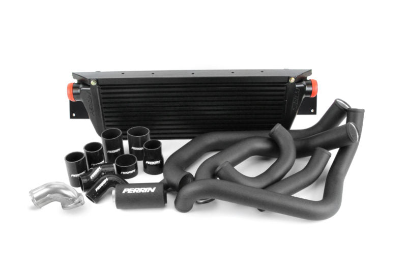 Perrin Front Mount Intercooler w/ Boost Tube Piping Kit 2002-2007 WRX / 2004-2007 STI - P-FMIC-GD-SL-2BK/BK - Subimods.com