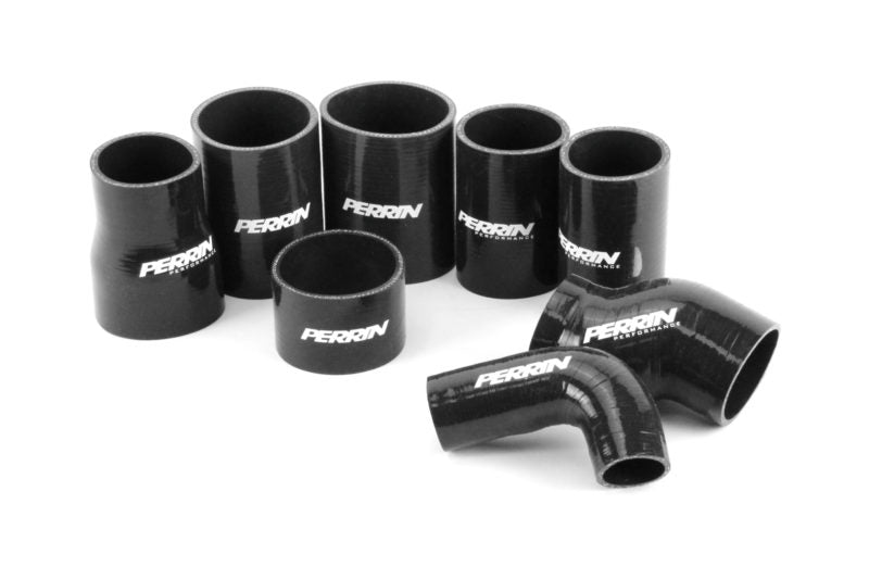 Perrin Front Mount Intercooler w/ Boost Tube Piping Kit 2002 - 2007 WRX / 2004 - 2007 STI - P - FMIC - GD - SL - 2BK/BK - Subimods.com