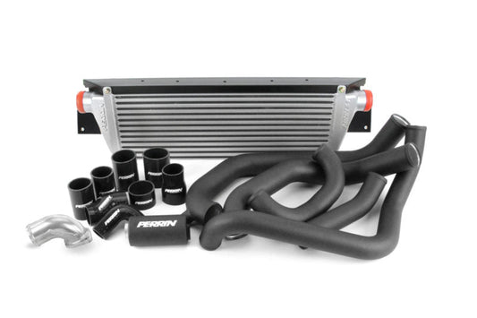 Perrin Front Mount Intercooler w/ Boost Tube Piping Kit 2002-2007 WRX / 2004-2007 STI - P-FMIC-GD-SL-2BK/BK - Subimods.com