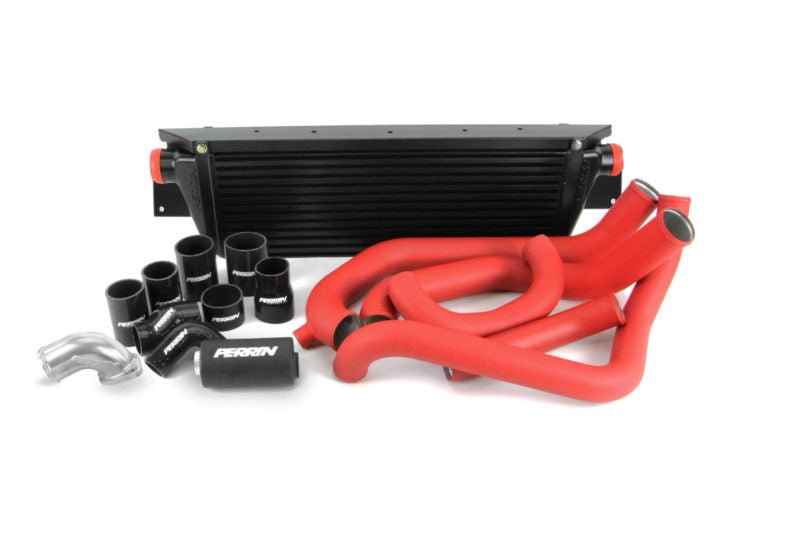 Perrin Front Mount Intercooler w/ Boost Tube Piping Kit 2002-2007 WRX / 2004-2007 STI - P-FMIC-GD-SL-2BK/BK - Subimods.com