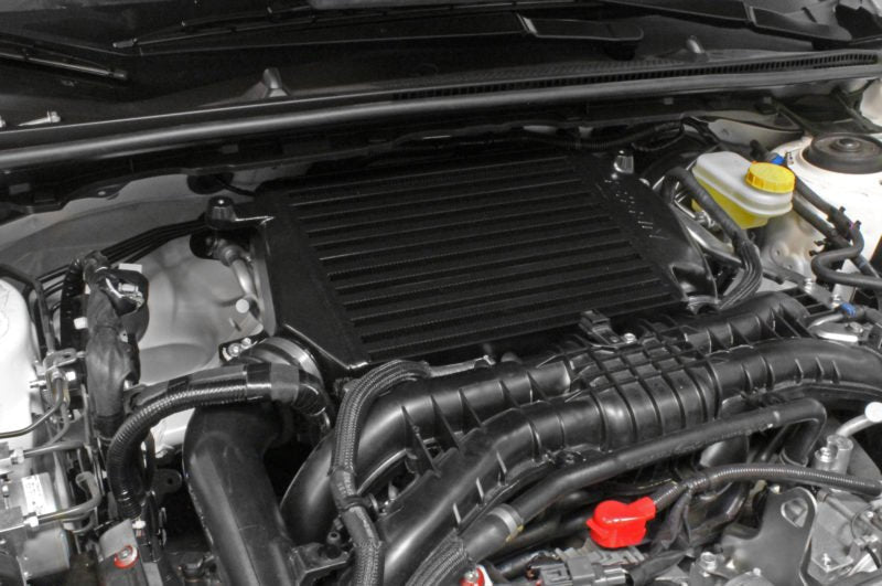 Perrin Top Mount Intercooler Black 2015-2021 WRX - PSP-ITR-325BK - Subimods.com