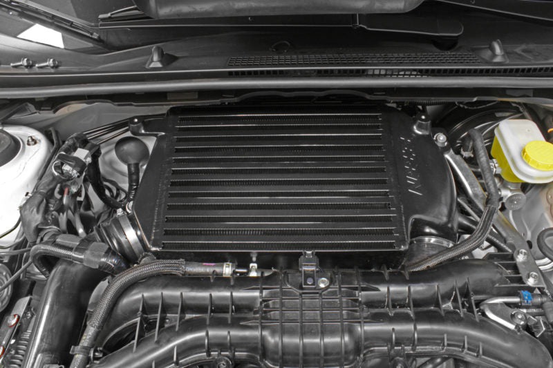Perrin Top Mount Intercooler Black 2015-2021 WRX - PSP-ITR-325BK - Subimods.com