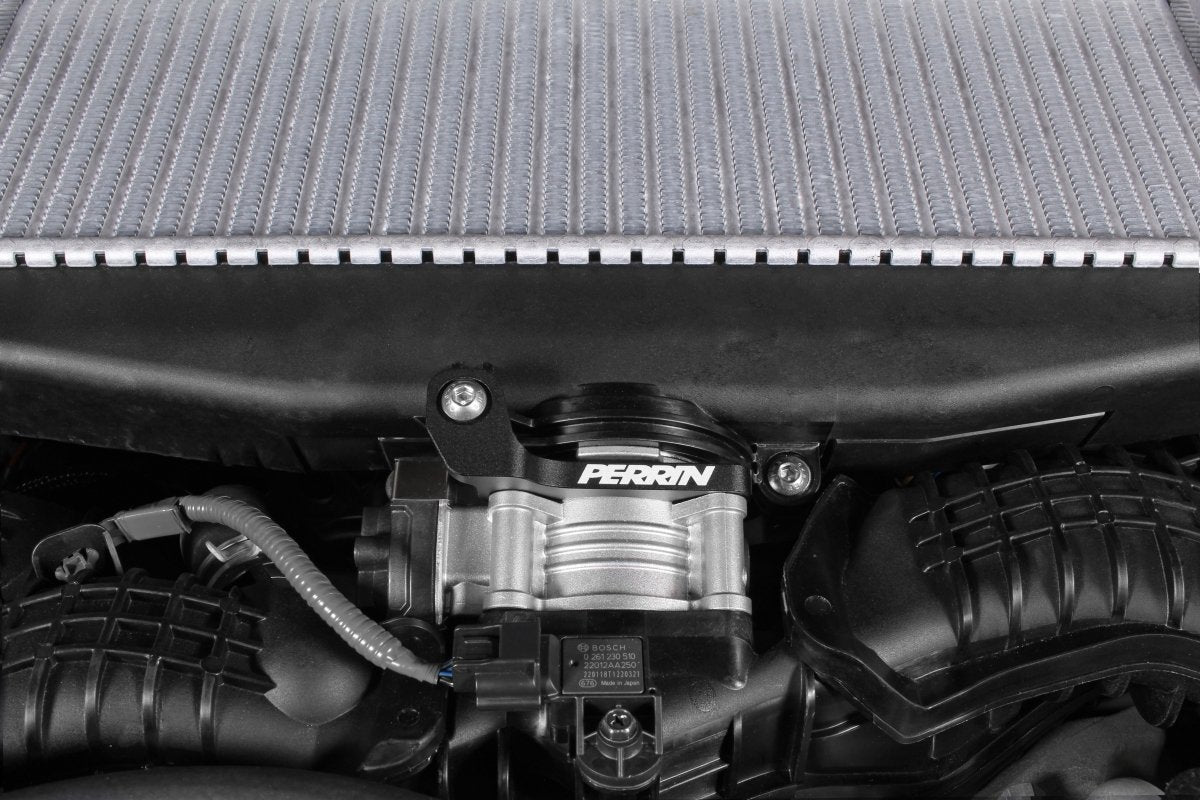 Perrin Top Mount Intercooler Bracket Black 2022-2024 WRX - PSP-ITR-331BK - Subimods.com