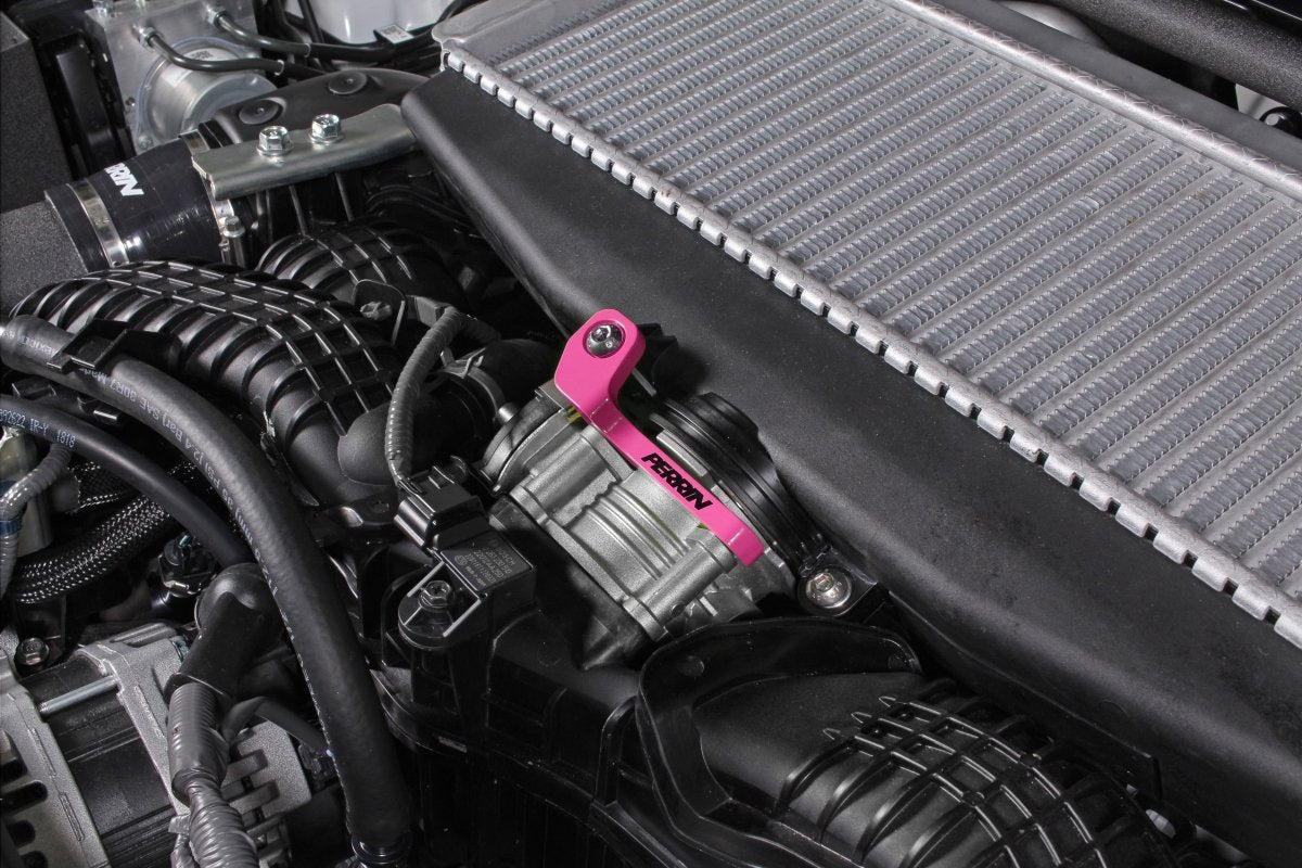 Perrin Top Mount Intercooler Bracket Hyper Pink 2022-2024 WRX - PSP-ITR-331HP - Subimods.com