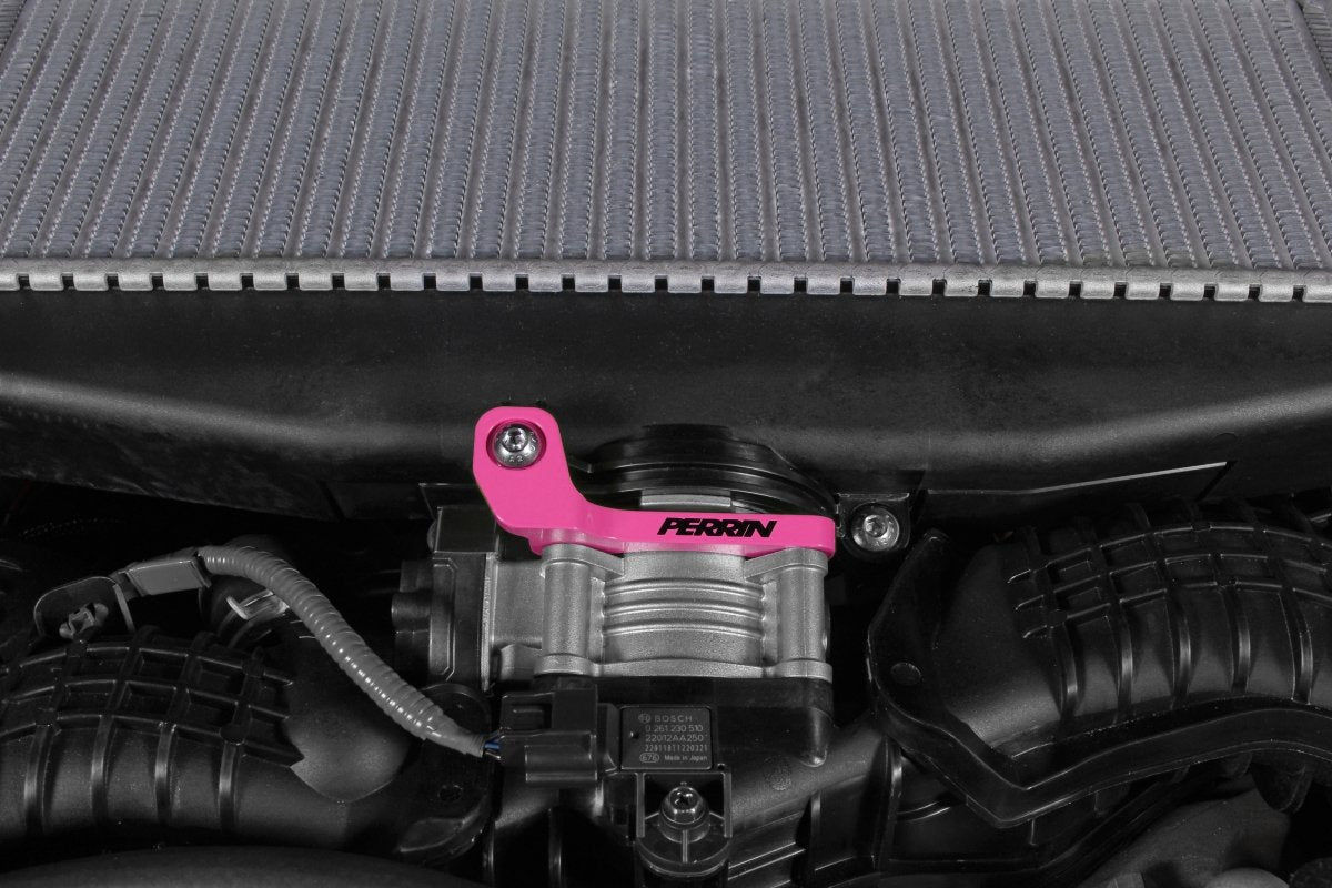 Perrin Top Mount Intercooler Bracket Hyper Pink 2022-2024 WRX - PSP-ITR-331HP - Subimods.com