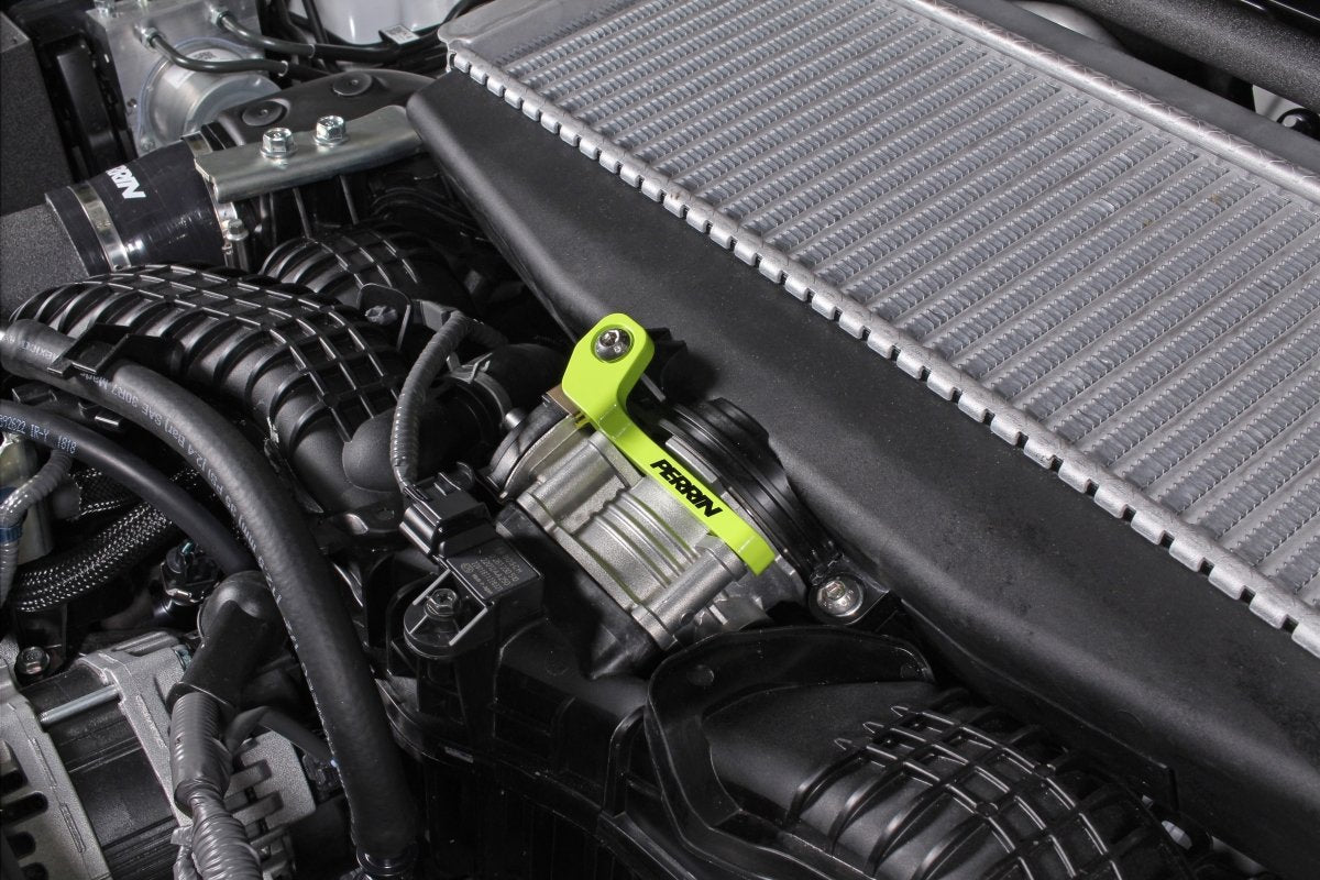 Neon Intercolour Perrin Top Mount Intercooler Bracket Neon Yellow 2022-2025 WRX / 2019 ...