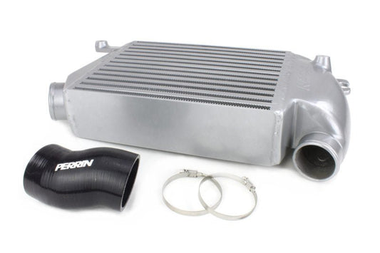 Perrin Top Mount Intercooler Silver 2015-2021 WRX - PSP-ITR-325SL - Subimods.com
