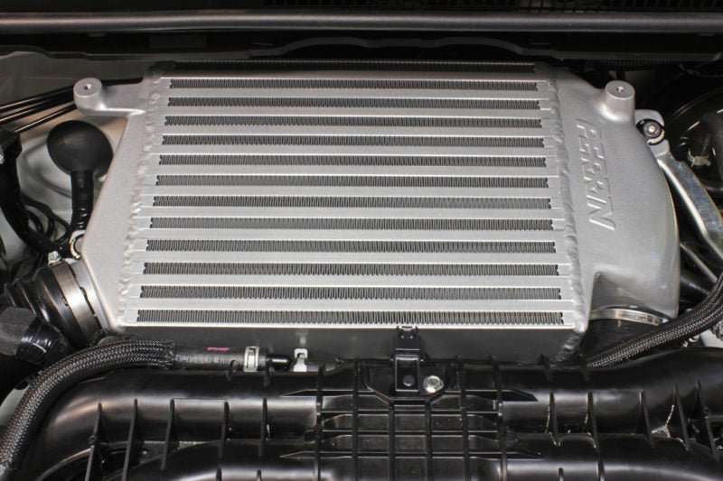 Perrin Top Mount Intercooler Silver 2015-2021 WRX - PSP-ITR-325SL - Subimods.com