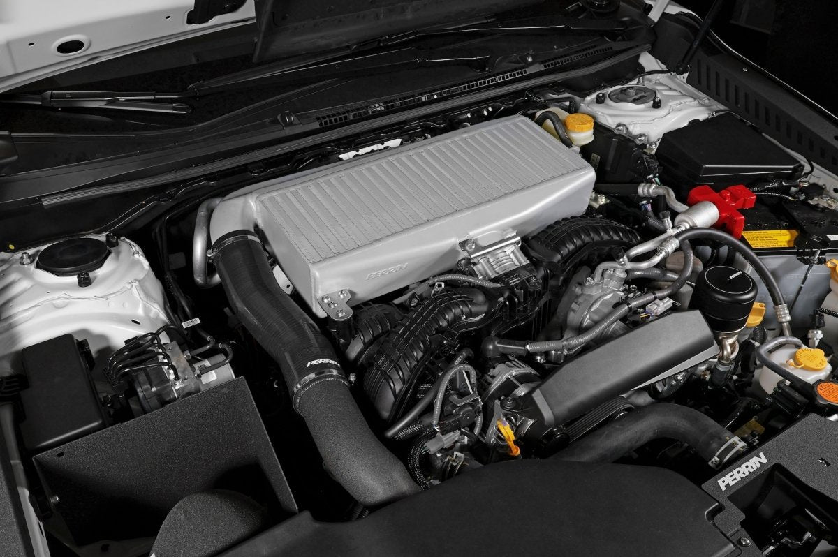 Perrin Top Mount Intercooler Silver 2022-2024 WRX - PSP-ITR-330SL - Subimods.com