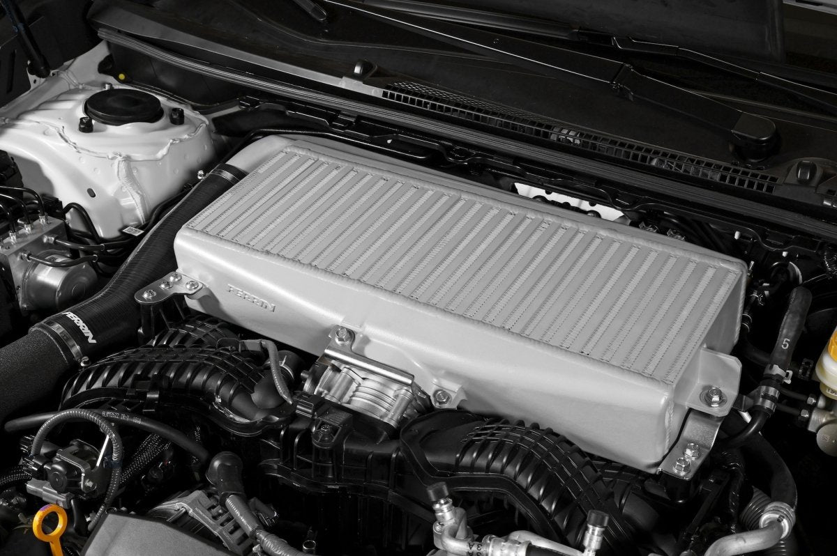 Perrin Top Mount Intercooler Silver 2022-2024 WRX - PSP-ITR-330SL - Subimods.com