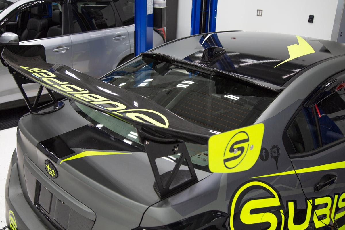 OLM ATAK Carbon Fiber Roof Spoiler - 2015-2021 Subaru WRX / STI