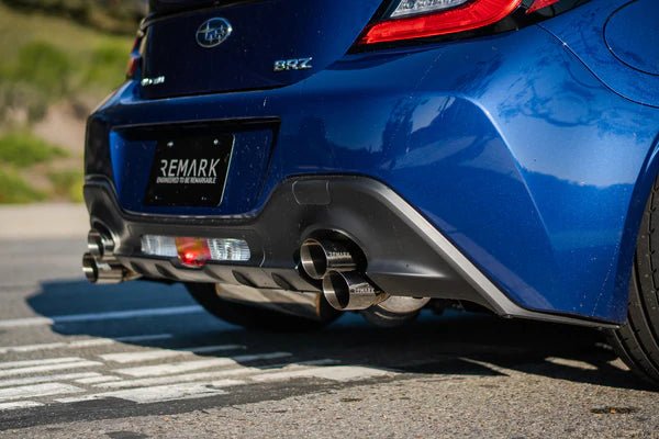 Remark 13-22 BRZ/ 13-16 FRS / 17-21 GT86 / 2022 GR86 Sports Touring Cat Back Exhaust w/ Stainless Tip | RK-C4063T-04