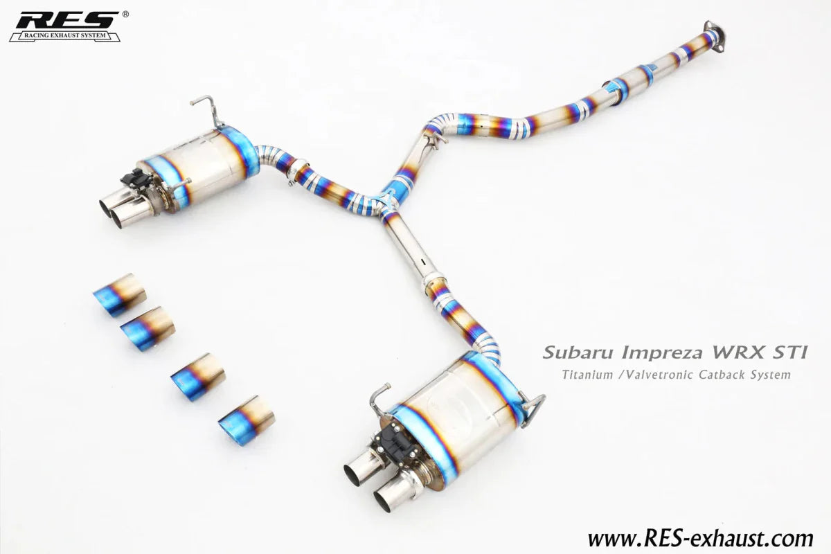 RES x JDMuscle [22-26 WRX] Valvetronic Catback Exhaust MT&CVT