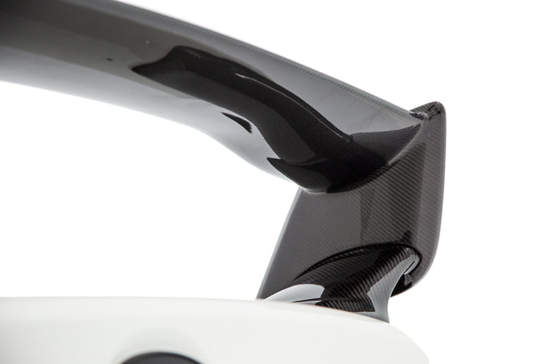 OLM Carbon Fiber OEM STI Style Spoiler with Carbon Bases - 2015-2021 Subaru WRX / STI