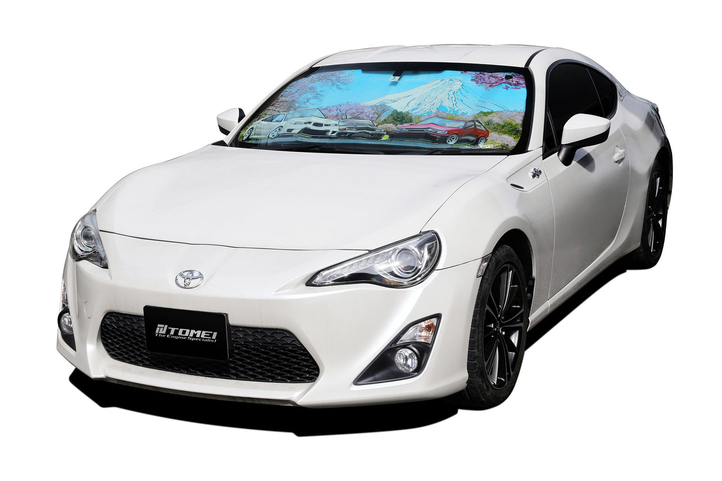 SUN SHADE 59*28 GDB/BNR32/AE86 CHERRY BLOSSOM Mt.FUJI
