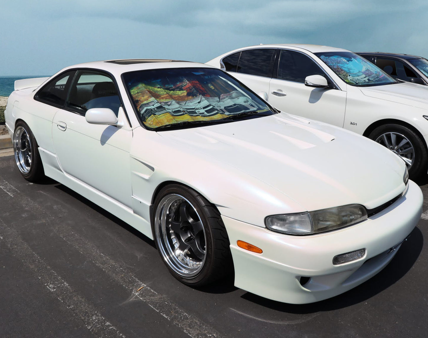 SUN SHADE 59*28 GDB/BNR32/AE86 CHERRY BLOSSOM Mt.FUJI
