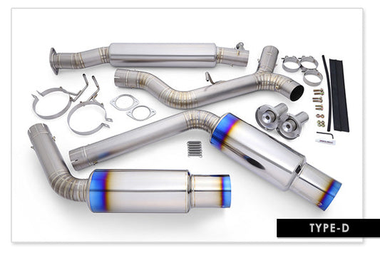 Tomei Expreme Ti Dual Exit Titanium Catback "Type D" | 2022+ Subaru WRX (TB6090-SB06B)