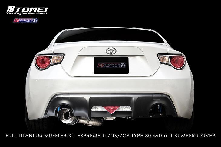 Tomei Expreme Ti Type-80 Cat Back Exhaust | 2013-2025 Subaru BRZ / Scion FR-S / Toyota GR86(TB6090-SB03C)
