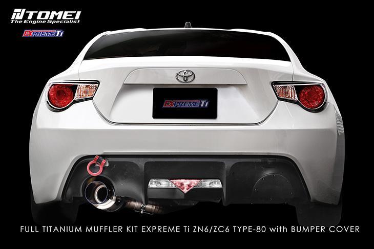Tomei Expreme Ti Type-80 Cat Back Exhaust | 2013-2025 Subaru BRZ / Scion FR-S / Toyota GR86(TB6090-SB03C)