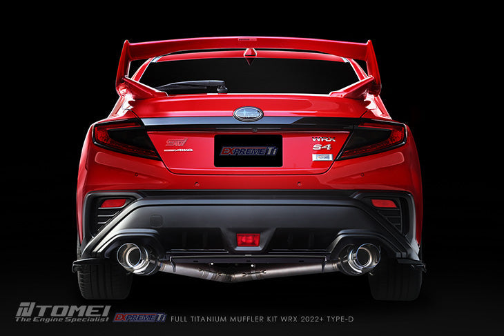 Tomei Expreme Ti Dual Exit Titanium Catback "Type D" | 2022+ Subaru WRX (TB6090-SB06B)