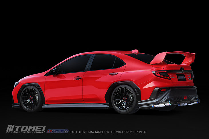 Tomei Expreme Ti Dual Exit Titanium Catback "Type D" | 2022+ Subaru WRX (TB6090-SB06B)