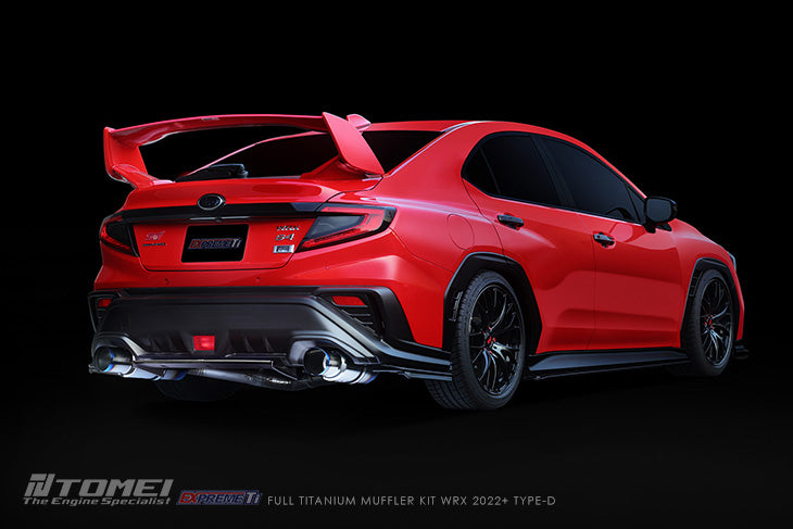 Tomei Expreme Ti Dual Exit Titanium Catback "Type D" | 2022+ Subaru WRX (TB6090-SB06B)