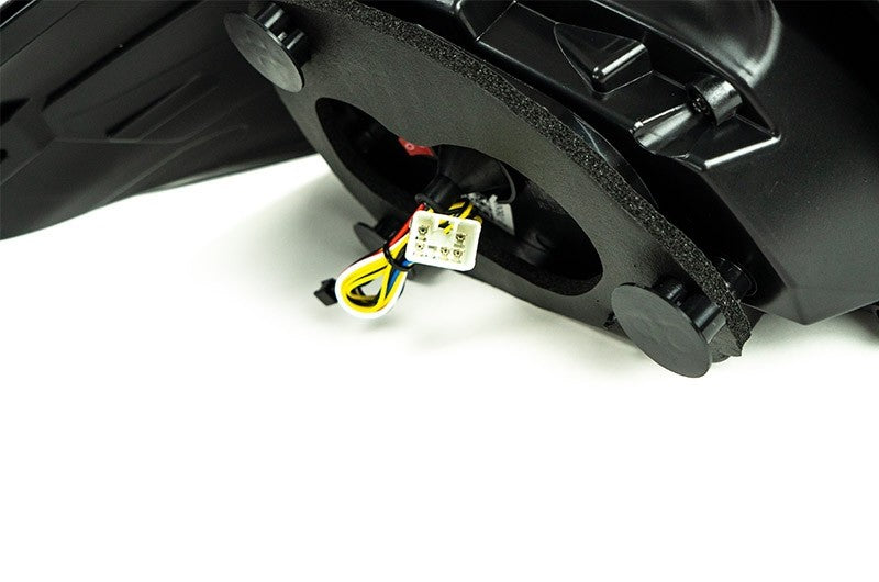 OLM Evolution Tail Lights (Clear Lens, Black Base, Red Bar) - 2015-2021 WRX / STI