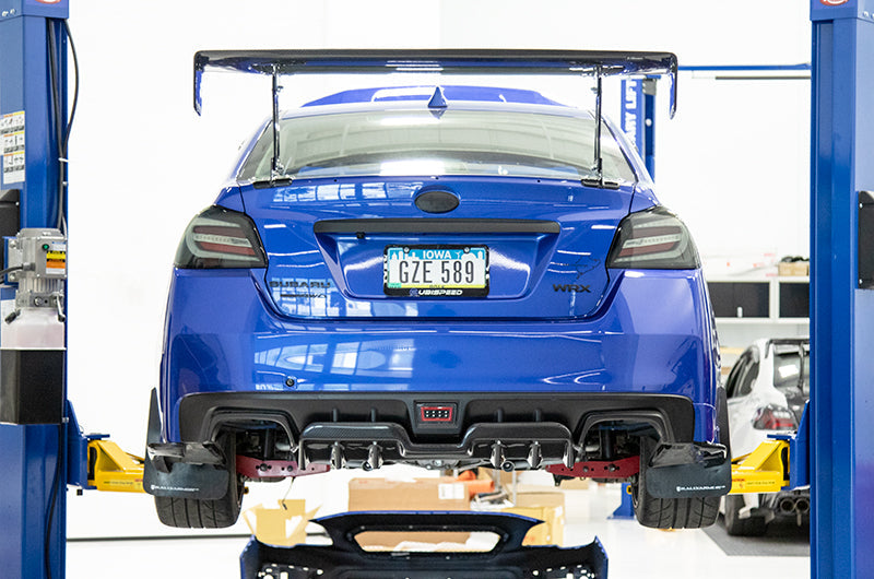 OLM A1 Style Carbon Fiber Rear Diffuser - 2015-2021 WRX / STI