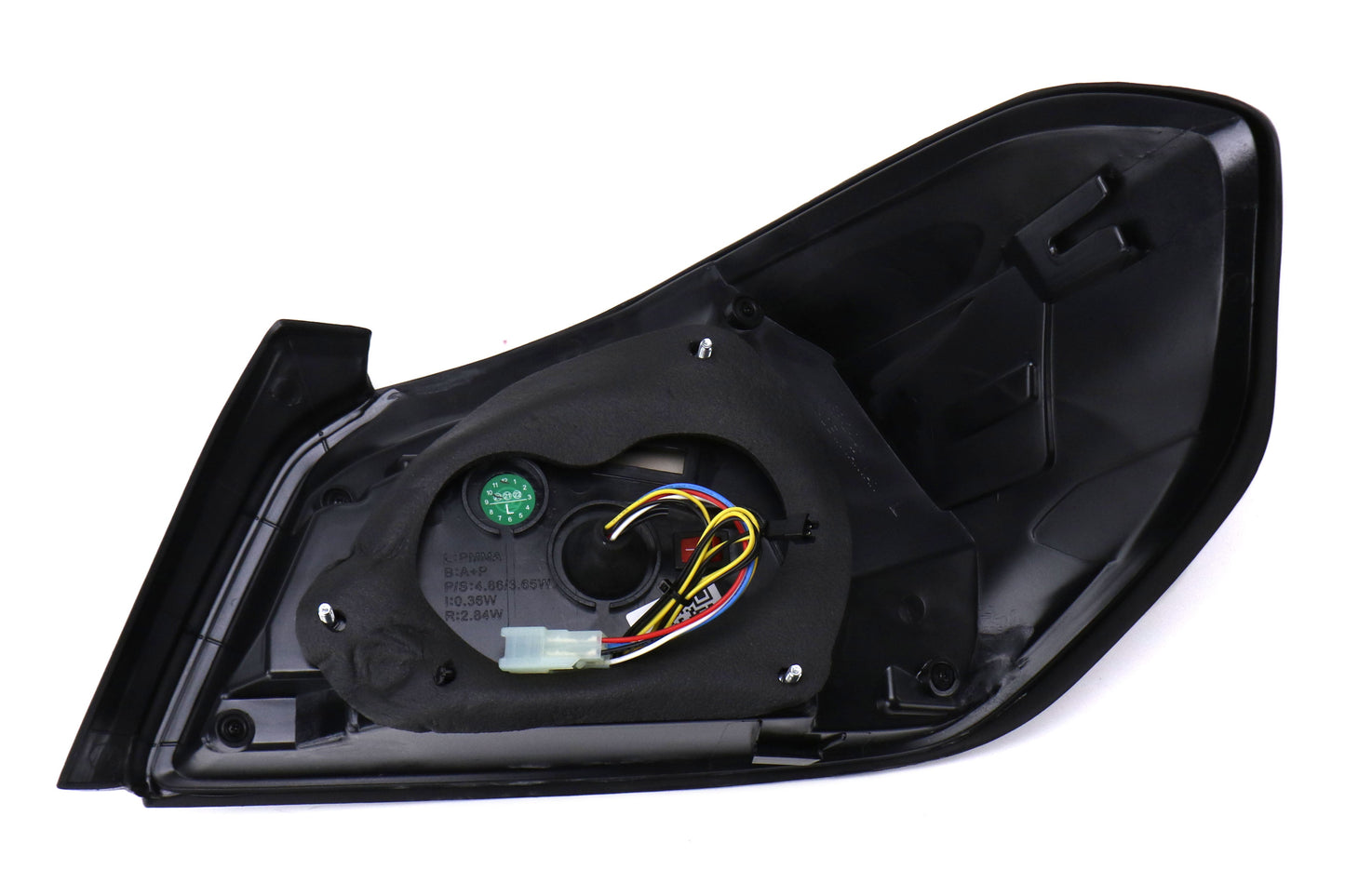 OLM Evolution Tail Lights (Smoked Lens, Black Base, Red Bar) - 15+ WRX / STI