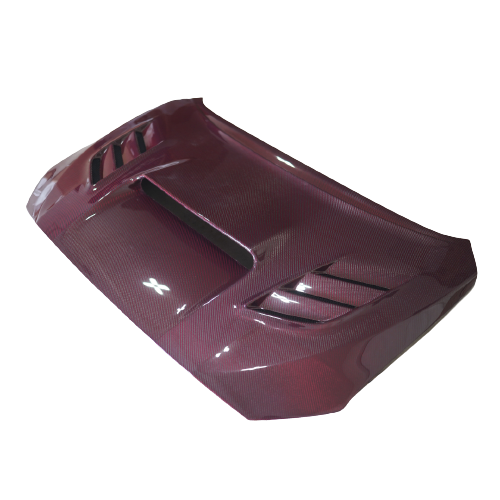 JDMuscle 15-21 WRX/STI Tanso Carbon Fiber Hood V2 w/ heat extract