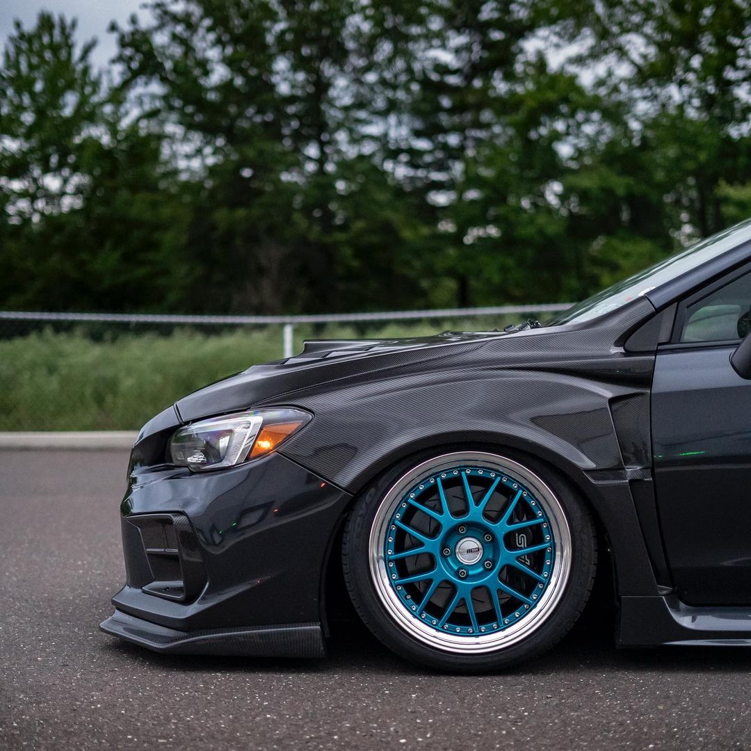 JDMuscle 15-21 WRX/STI Tanso Carbon Fiber Hood V2 w/ heat extract