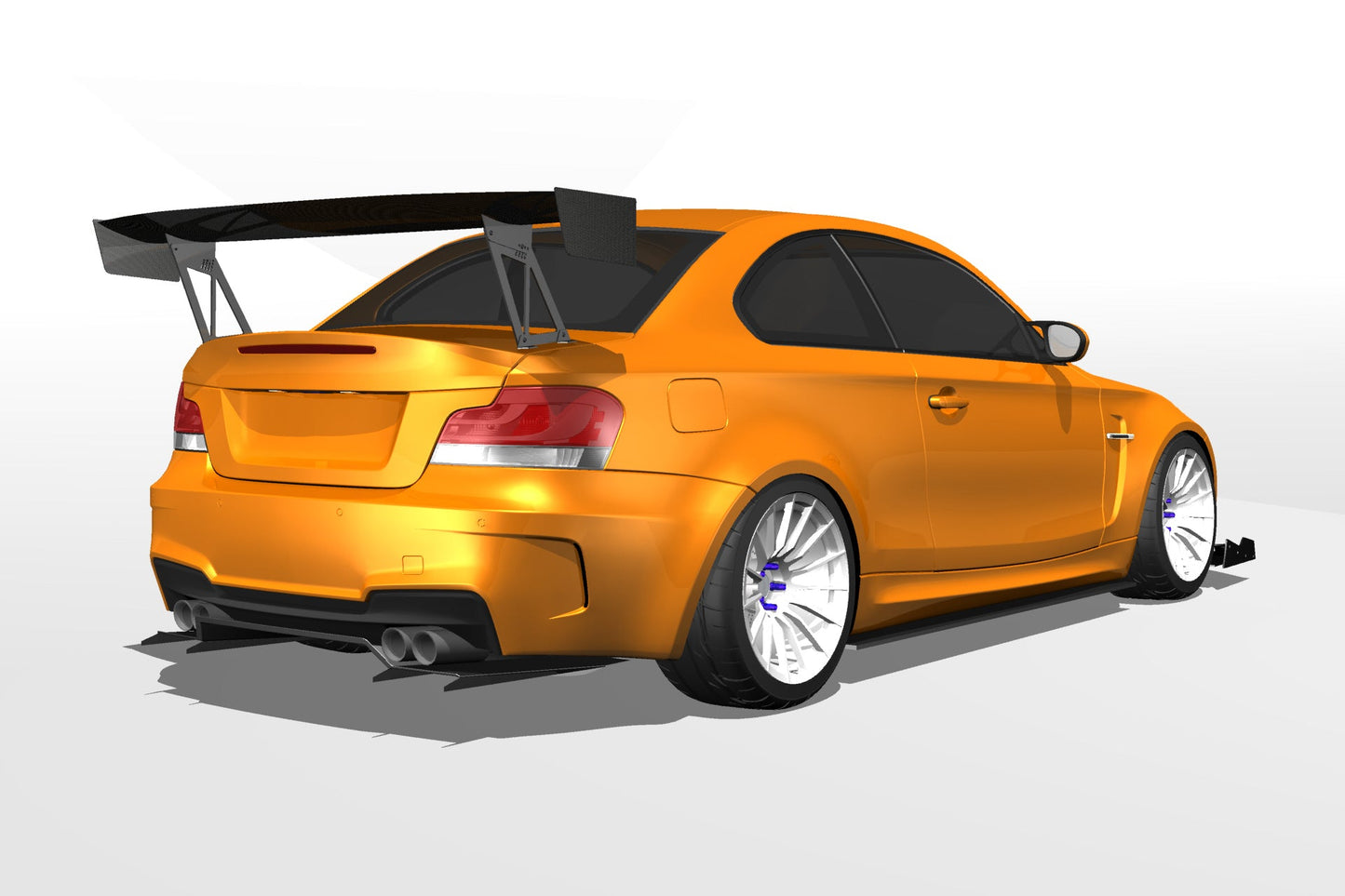 [Preorder] EPSILON+ Diffuser V1+ – BMW 1 Series Coupe (E82, 2007-2013)