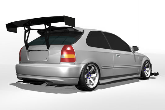 EPSILON+ GT Wing – Honda Civic Hatchback (EK9, 1997-2000)