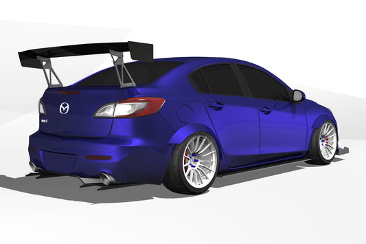 EPSILON+ GT Wing – Mazda3 Gen2 Sedan (BL, 2010-2013)