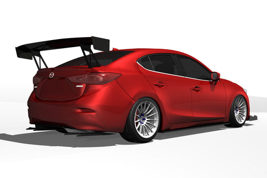 [Preorder] EPSILON+ Diffuser V1+ – Mazda3 Gen3 Sedan (BM/BN, 2014-2018)