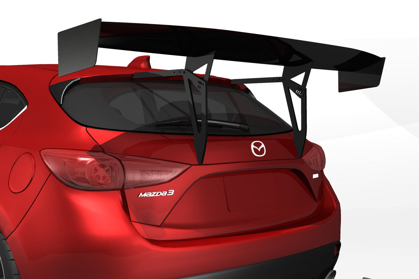 EPSILON+ GT Wing – Mazda3 Gen3 Hatchback (BM/BN, 2014-2018)